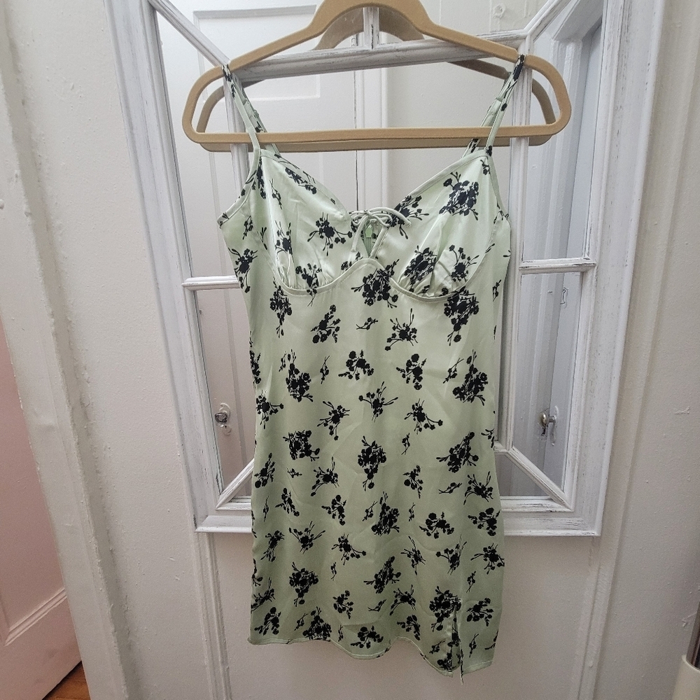 Y2K Satin Babydoll Slip Dress‎ coquette girly romantic